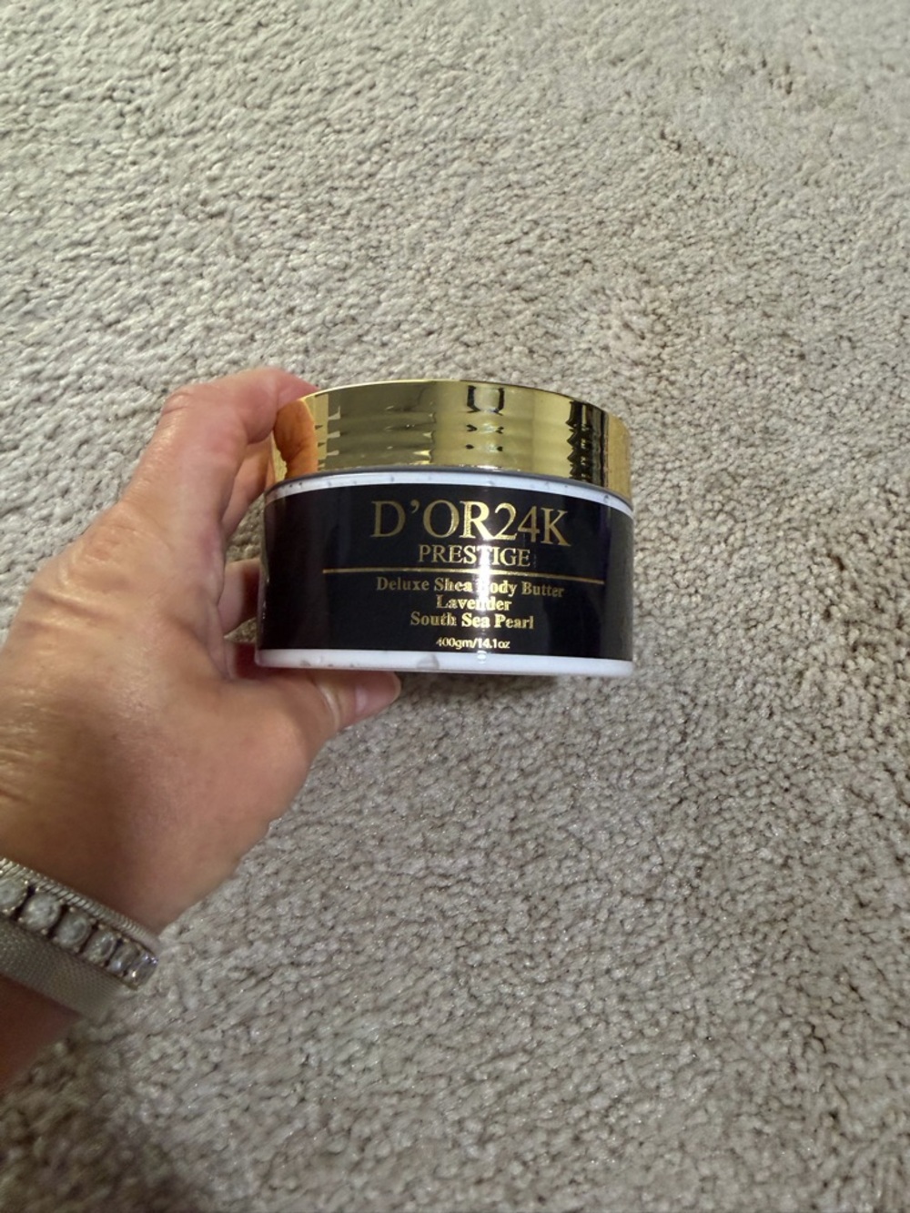 Lavender Body Butter - Black & Gold Jar